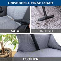 Der universelle Einsatzbar des Elektro Nass-/Trockensaugers VC16 Scheppach bietet drei verschiedene Aufsätze: Auto, Teppich und Textilien. Diese Aufsätze ermöglichen eine effiziente Reinigung verschiedener Oberflächen.