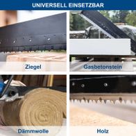 Mehrzweck-Sägeblatt für Holz, Ziegel, Gasbeton, Dämmwolle mit universeller Anwendung