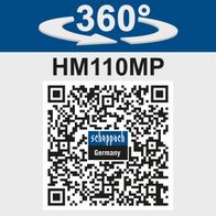 Die Kappzugsäge HM110MP von Scheppach bietet einen 360-Grad-Schwenkbereich für präzise Schnitte. Geeignet für Holz, Alu, Stahl, Kunststoff und Kupfer. Schnitthöhe bis 90 mm bei 254 mm Schnittbreite.