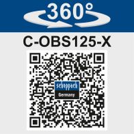 Scheppach Akku-Exzenterschleifer C-OBS125-X mit 360°-Schwingbewegung und 6.000 bis 24.000 U/min