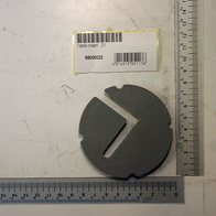 Tischeinlage mit der Artikelnummer 88000022. Die Einlage ist rund mit einer Aussparung in der Mitte. Sie wird von einem Lineal als Maßstab begleitet.