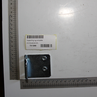 Stützlasche kpl. von Scheppach, gezeigt von vorne auf weißem Hintergrund. Maße: ca. 5 cm x 5 cm.