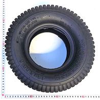 Reifenmantel für Aufsitzmäher mit Maßeinheiten und Markierung für Scheppach-Produkt