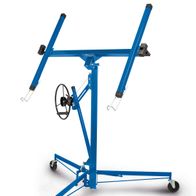 Trockenbaulift TBL335 XXL Plattenheber von Scheppach, gezeigt von der Seite.