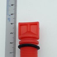 Öleinlassschraube M18 x 1,5 von Scheppach. Gezeigt von der Seite.