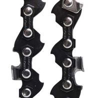 Sägekette Pro-cut 10" 3/8LP-40 3/8LP-40 - Länge 10" - Teilung 3/8 (9,525 mm) - Treibgliedstärke 1,3 mm. Die Sägekette ist von vorne fotografiert.