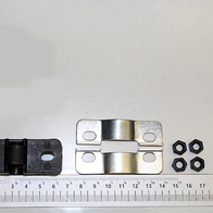 Scheppach-Klemmplatte mit integriertem Halter und Schrauben für Befestigungssysteme