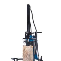 Scheppach DIY Werkzeug mit Schatten, zeigt ein robustes Holzstamm-Bearbeitungswerkzeug.