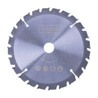 Scheppach-Sägeblatt mit technischen Daten: max. 9500 U/min, 80 m/s, EN 847-1, Z-15205, 160 mm Durchmesser