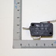 Scheppach-Microschalter (Typ LXW-16-2-3) mit mechanischem Schaltkontakt und Sicherheitsmarkierungen