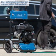 Hochdruckreiniger mit Seilzug-Startmechanismus für einfache Bedienung