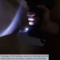 The cordless impact drill C-CD45-X Scheppach features a practical LED light that ensures optimal illumination even in poor lighting conditions.