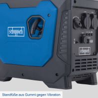 Inverter-Stromerzeuger mit Gummi-Fußgestellen zur Vibrationsdämpfung