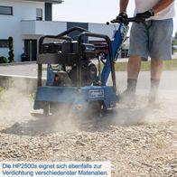 Vibrierende Rüttelplatte HP2500S für Verdichtung verschiedener Materialien