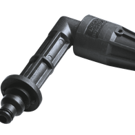 Scheppach-Drehschlüsselanschlussstück mit gebogener Muffe