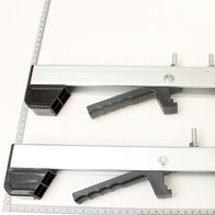 Scheppach Auflagerarme für SB1000-DIY-System mit Halterungen und Führungsschienen