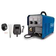 Scheppach Schweißgerät WSE5000-Multi mit Fülldrahtspule, Schutzbrille, Elektrodenhalter und Werkzeuggriff