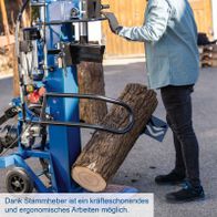 Stammheber für ergonomisches und kraftschonendes Arbeiten beim Holzspalten