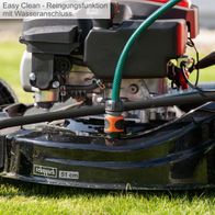 Wasseranschluss für Reinigungsfunktion an Scheppach-Maschine mit 51 cm Breite