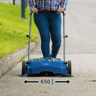 Scheppach Kehrmaschine Trike-S mit 650 mm Breite, mit Handgriff und Arbeitsbreite