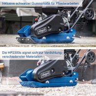 Vibrationsplatte HP2300S mit integrierter Gummimatte für Verdichtung von Materialien