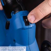 6-stufige Drehzahlregelung mit variabler Sägegeschwindigkeit für präzise Bearbeitung