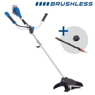 Akku-Freischneider mit ergonomischem Halter und Spule für Trageriemen