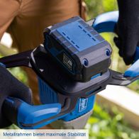 Metallrahmen für maximale Stabilität beim Bohren, wie auf dem Bild dargestellt