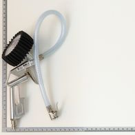 Scheppach Reifenfüllmessgerät mit Schlauch und Halterung