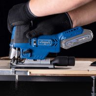 Scheppach Akku-Stichsäge mit Brushless-Technologie, 25,4 mm Hub, 1000–3000 U/min, LED-Beleuchtung, Handgriff für präzise Führung