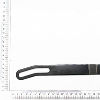 Scheppach-Schwenkblech (3901205131) – Metallisches Auslegerteil mit Loch für Befestigung