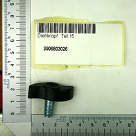 Scheppach-Drehknopfteil (Teil 15) mit Barcode und Nummer 3906803026