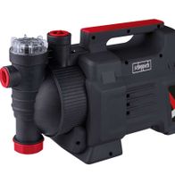 Scheppach-Hauswasserautomat mit Display, Hauswasserpumpe mit Anschlusskupplungen