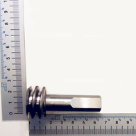 Ein Scheppach Schnecke 88001135 Skala. Der Schnecke wird von links gezeigt.