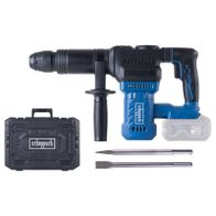 Scheppach Akku-Abruchhammer mit Brushless-Motor, 20V, inkl. Akku, Werkzeugbox und Spitzen für SDS-Max-System