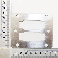 Scheppach-Aluminium-Dichtung mit integrierten Aussparungen und Bohrungen für Montage