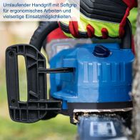 Ergonomischer Handgriff mit weichem Griff für besseren Halt und Komfort beim Arbeiten