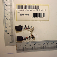 Kohlebürsten-Set (Teil 3903102013) mit zwei Einzelstücken