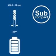 Scheppach Akku-Schlagbohrschrauber mit 20V-Batterie und Drillbit für Spannbereich 0,8–10 mm