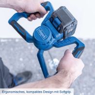 Ergonomisches, kompakt designedes Akku-Werkzeug mit Softgrip für präzise Handhabung