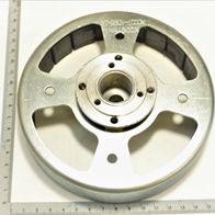 Scheppach Schwungrad mit integriertem Rotoraufsatz, Detailansicht mit Maßeinrichtung