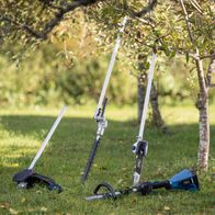 Das Akku-Multifunktionsgerät BC-MFH400-X von Scheppach verfügt über 4 Funktionen und eine Drehzahlanpassung. Es ist brushless und ideal für den DIY-Einsatz.