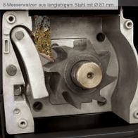 Messerwalzen aus langlebigem Stahl mit Ø 87 mm für Gartenhäcksler GS70 von Scheppach