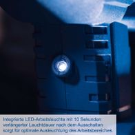 LED-Arbeitsleuchte mit 10 Sekunden verlängertem Leuchtdauer nach Ausschalten für bessere Arbeitsbeleuchtung