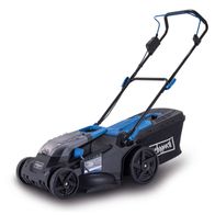 Der Akku-Rasenmäher BC-MP430-X von Scheppach ist ein brushless Modell mit 43 cm Schnittbreite, ideal für Flächen von 600-700 m² und verfügt über einen 50L Sammelkorb.