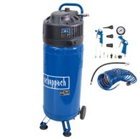 Scheppach Luftkompressor mit 50-Liter-Tank, 2,0 PS, 220 Liter/Minute, inkl. Luftschlauch und Handschlüssel