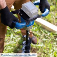 Metallrahmen für maximale Stabilität der Scheppach-Handwerkzeughalterung