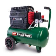 Kompressor PSKO 2410 A1 Parkside Lidl LB1, Ansicht von der Seite.