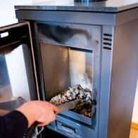Scheppach-Aschesauger mit Schlauch und Handgriff für Kamin oder Holzofen