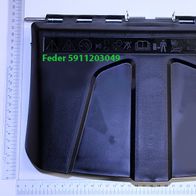 Fangkorbabdeckung kpl. Feder 59112030049, Ansicht von oben.